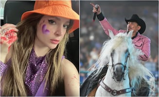 Imelda Tuñón, captada en la marcha del 8M; no ha sido notificada de la demanda de José Manuel Figueroa