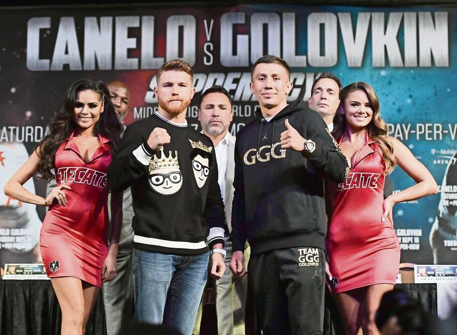 Esta vez no hubo ataques mutuos entre los púgiles. (ETHAN MILLER. AFP)