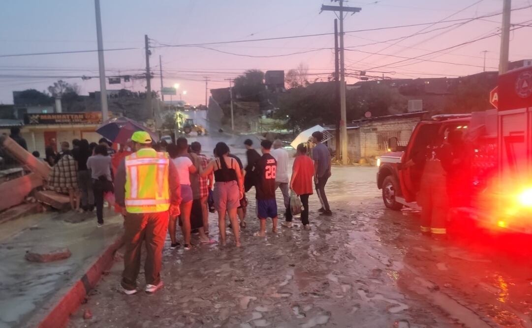 Azotan de nueva cuenta fuertes lluvias a Ciudad Juárez; activan Plan DN- III. Foto Especial