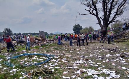 Explosión en Tultepec deja un muerto y seis heridos