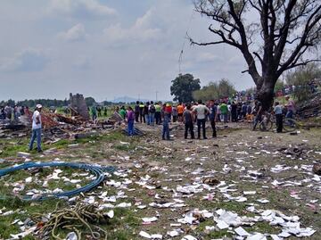 Explosión en Tultepec deja un muerto y seis heridos