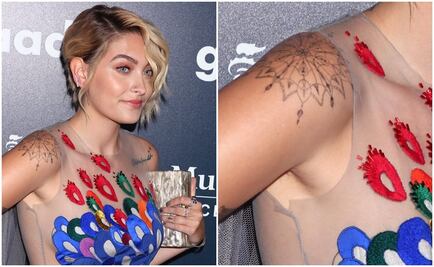 Paris Jackson luce en gala axila sin depilar 