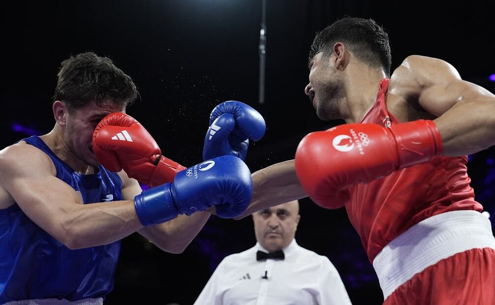 Nishant Dev y Marco Verde en los Juegos Olímpicos de París - Foto: AP