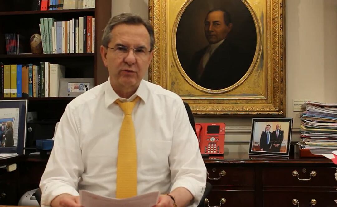 Esteban Moctezuma, embajador de México en Estados Unidos, comparte carta a senador John Kerry. Foto: Twitter @emoctezumab