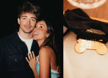 Charles Leclerc causa revuelo en redes tras pedirle matrimonio a su novia Alexandra Saint Mleux