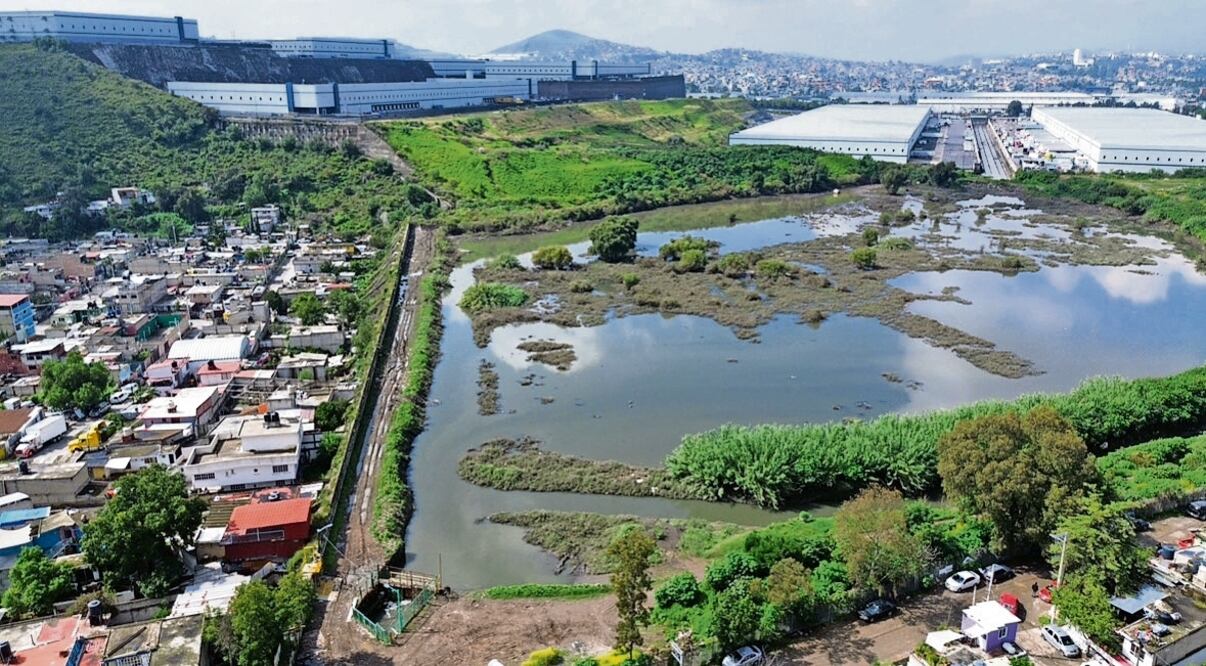 Con la obra se evitarán más inundaciones por la presa El Ángulo. Foto: Arturo Contreras / EL UNIVERSAL