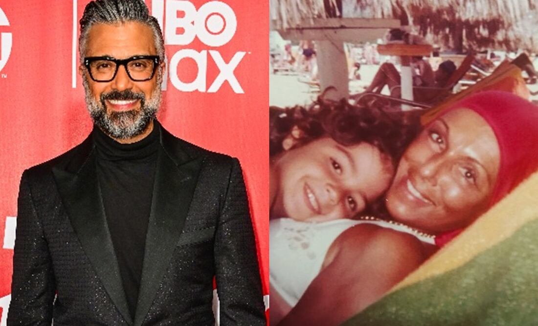 El actor Jaime Camil y su abuela “Vovi”. Fotos: EFE/Giorgio Viera, Archivo EL UNIVERSAL/ Vía Twitter oficial de Jaime Camil.