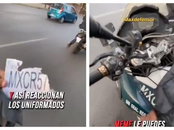 Suspenden a dos policías por ocultar placas en moto oficial; ciudadano los confrontó en video