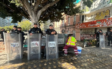 Retiran mobiliario del punto 420 en Metro Hidalgo; autoridades mantienen operativo en la zona