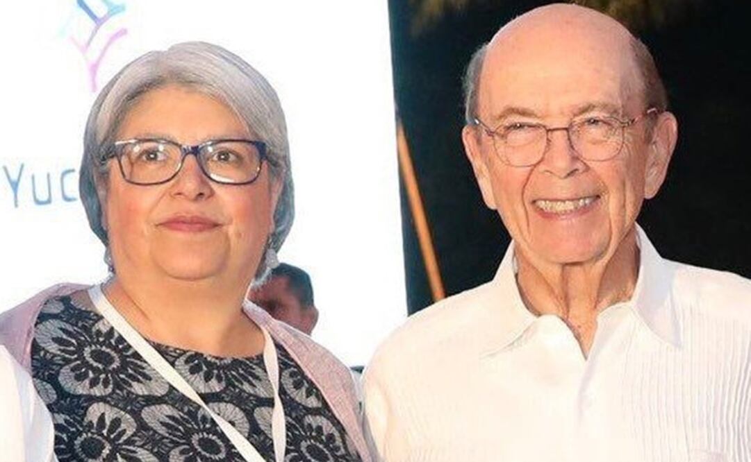 La secretaria de Economía de México, Graciela Márquez y el secretario de Comercio de Estados Unidos, Wilbur Ross. (Fotografía tomada de: @GMarquezColin)
