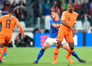 Triste empate entre Italia y Holanda