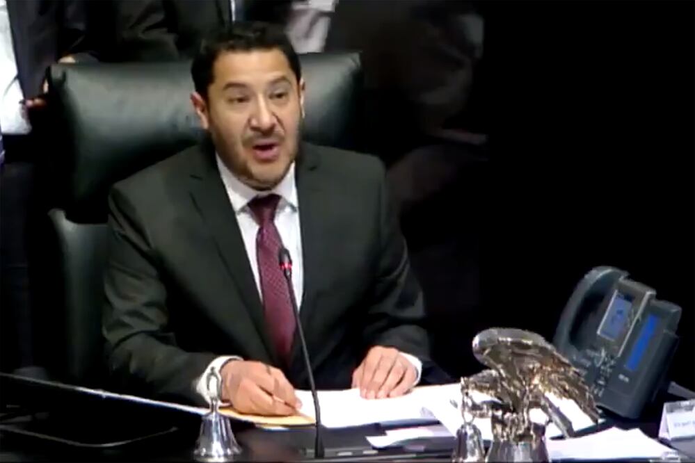 El presidente de la mesa directiva, Martí Batres Guadarrama. Foto: Archivo