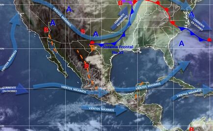 Prevén fuertes lluvias en centro y sur del país
