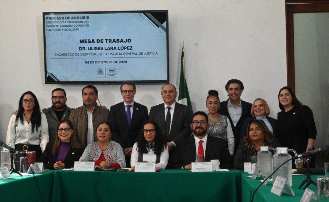 Pide Fiscalía CDMX presupuesto de más de 8 mil mdp (04/12/2024). Foto: Especial