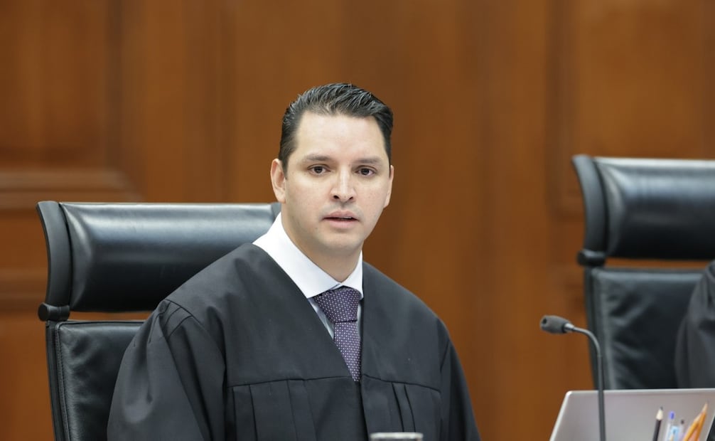 Ministro Arístides Guerrero García en sesión del pleno de la Suprema Corte de Justicia de la Nación este 2 de marzo de 2026. Foto: Especial