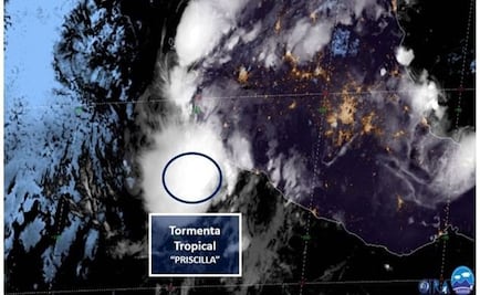 Se forma tormenta tropical “Priscilla”; prevén que toque tierra en Colima