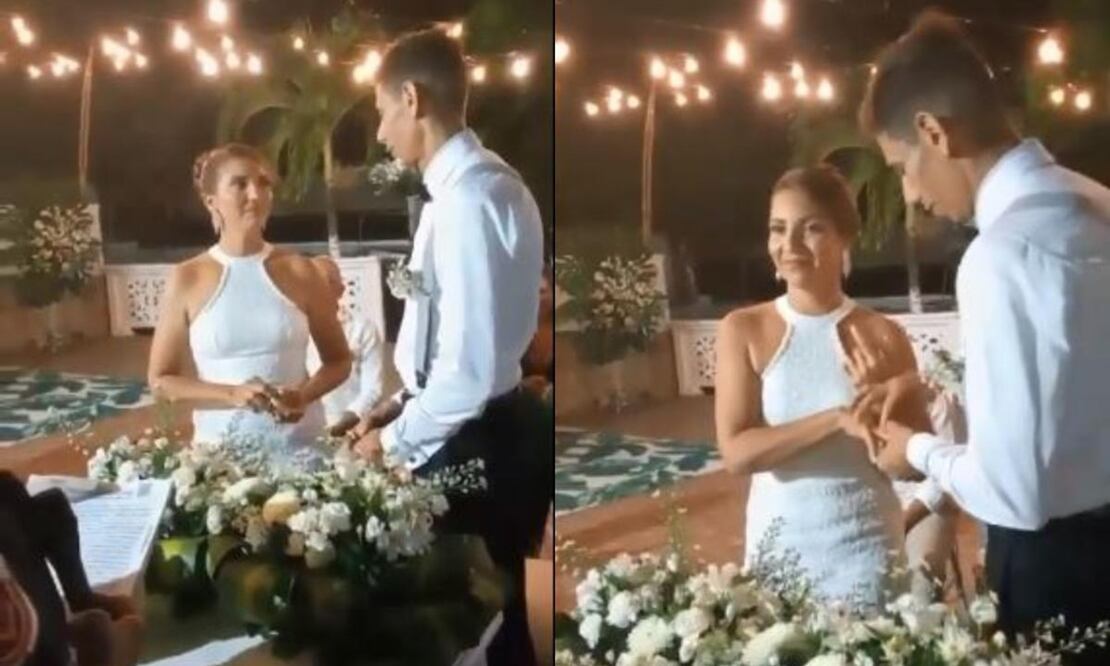 Una novia decidió no casarse con su pareja y éste se marchó sin pagar los gastos de la boda. FOTO: CAPTURA