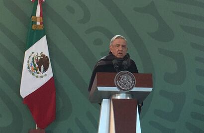 AMLO mantiene pronóstico de crecimiento de 6% pese a caída de 0.4% en tercer trimestre