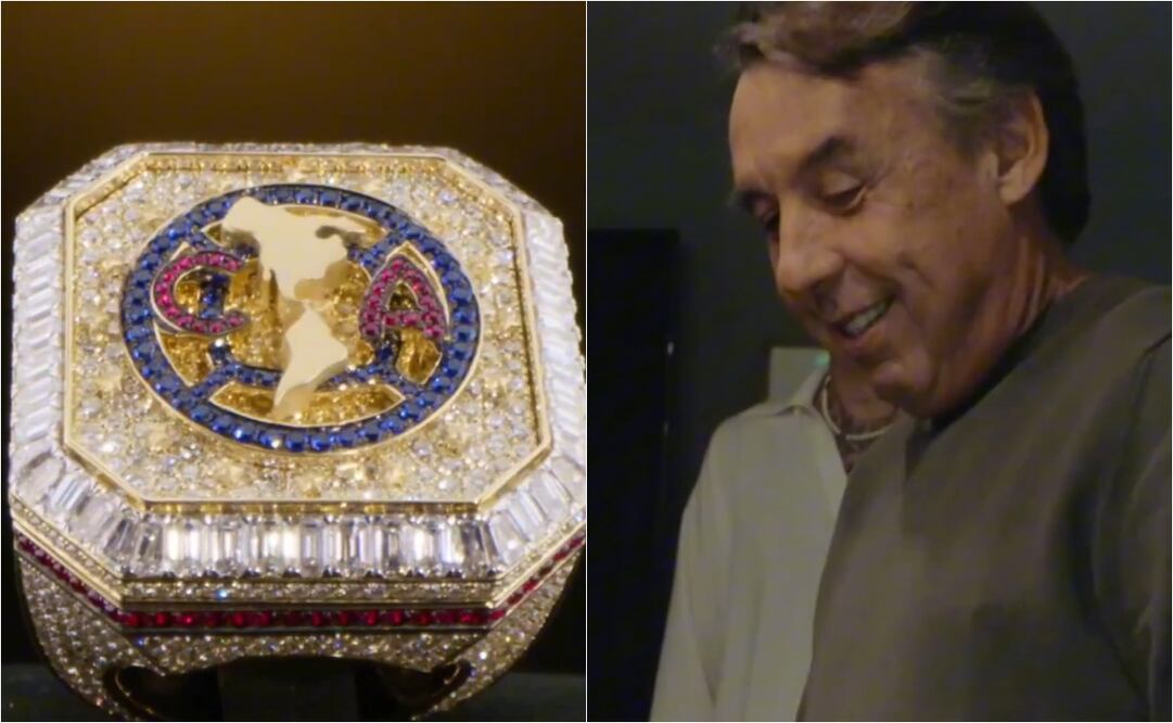 FOTO: ESPECIAL - Emilio Azcárraga presume joya conmemorativa por hazaña azulcrema