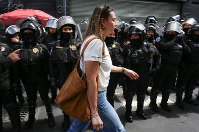Marcha contra la gentrificación: "Se actuó con rapidez ante algunos manifestantes que podían causar afectaciones", asegura César Cravioto