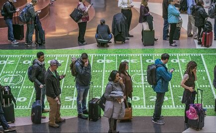 Caos en el aeropuerto amenaza semana del Super Bowl