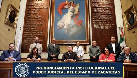 Poder Judicial de Zacatecas respalda al PJF y la autonomía judicial