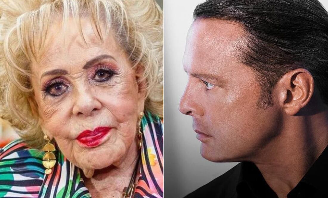 Silvia Pinal y Luis Miguel. Foto: producción El Universal