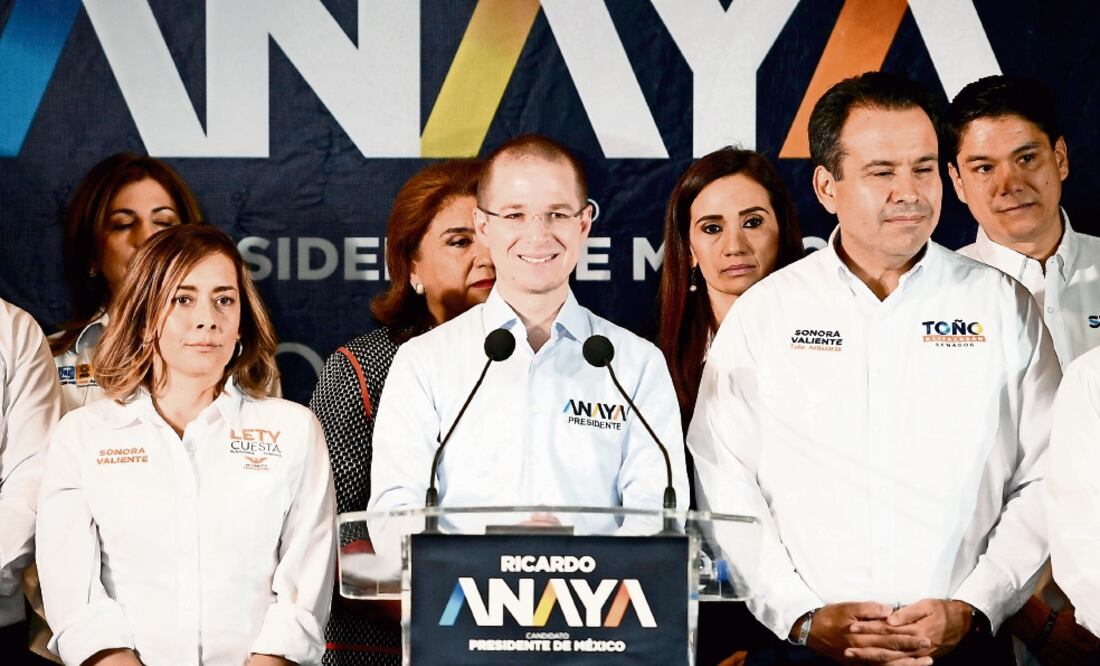 Ricardo Anaya Cortés, de Por México al Frente, se reunió con candidatos y simpatizantes de esa coalición, en Hermosillo, Sonora. Foto: CORTESÍA