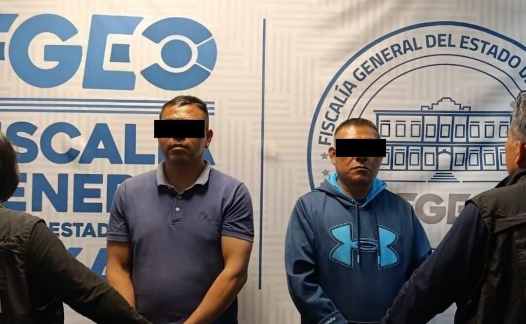 Detienen a dos expolicías municipales de Tlaxiaco por el delito de tortura; hay siete órdenes de aprehensión pendientes. (22/07/25) Foto: Especial