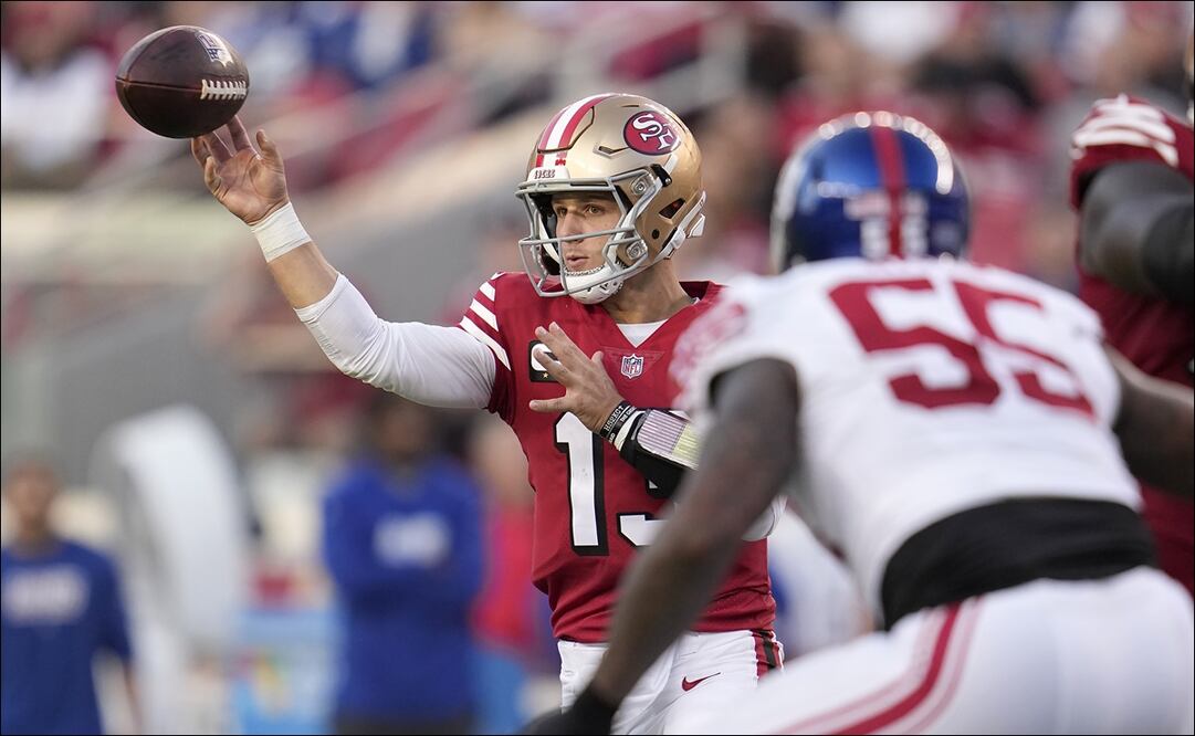 Los 49ers vencieron en el Jueves por la noche a los NY Giants - Foto: AP