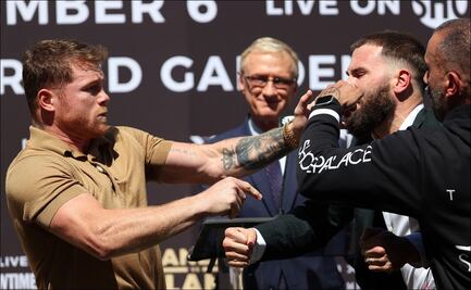 Pleito en la conferencia de prensa, ¿pone en riesgo la pelea del 'Canelo' Álvarez?
