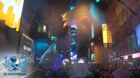 Así recibieron el 2019 en Times Square