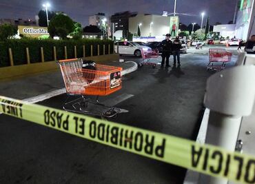 Deja dos heridos intento de asalto a supermercado en la Benito Juárez