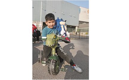 ... Y van al Bosque de Aragón a estrenar sus obsequios