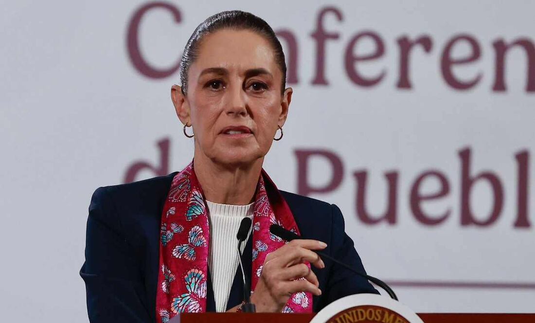 Conferencia matutina de la presidenta Claudia Sheinbaum en Palacio Nacional este 30 de septiembre del 2025. Foto: Berenice Fregoso / EL UNIVERSAL