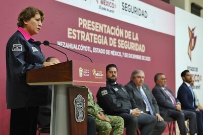 Presenta Delfina Gómez estrategia de seguridad para Edomex de 5 ejes