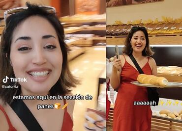 TikTok: Extranjera compra por primera vez pan dulce en México y le sorprende variedad