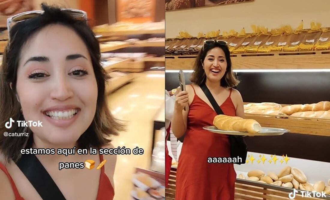 La mujer explicó a sus seguidores que en Chile se hace pan de manera distinta a México. Foto: TikTok @caturriz