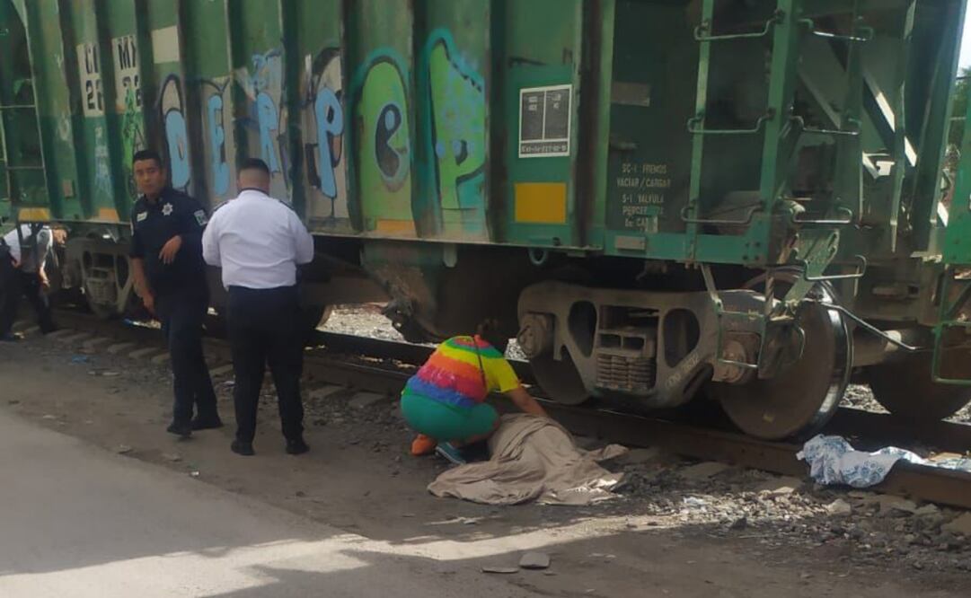 Una mujer fue embestida por un tren de carga cerca de la estación Cuautitlán del Tren Suburbano. Fotos: Especiales