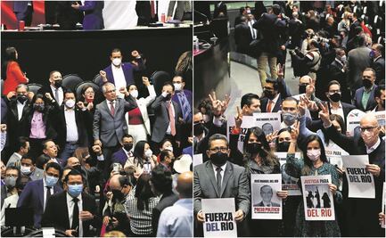 Protestas marcan inicio de sesiones en el Congreso
