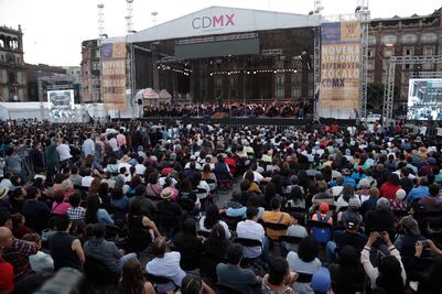 Suena Sinfonía de Beethoven en concierto del Zócalo