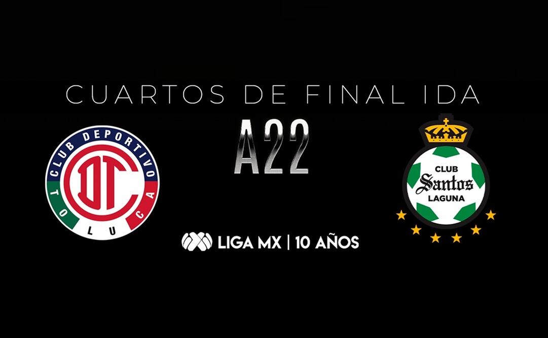 Toluca recibe la ida de los cuartos de final para enfrentar al Santos - FOTO: Twitter @LigaBBVAMX