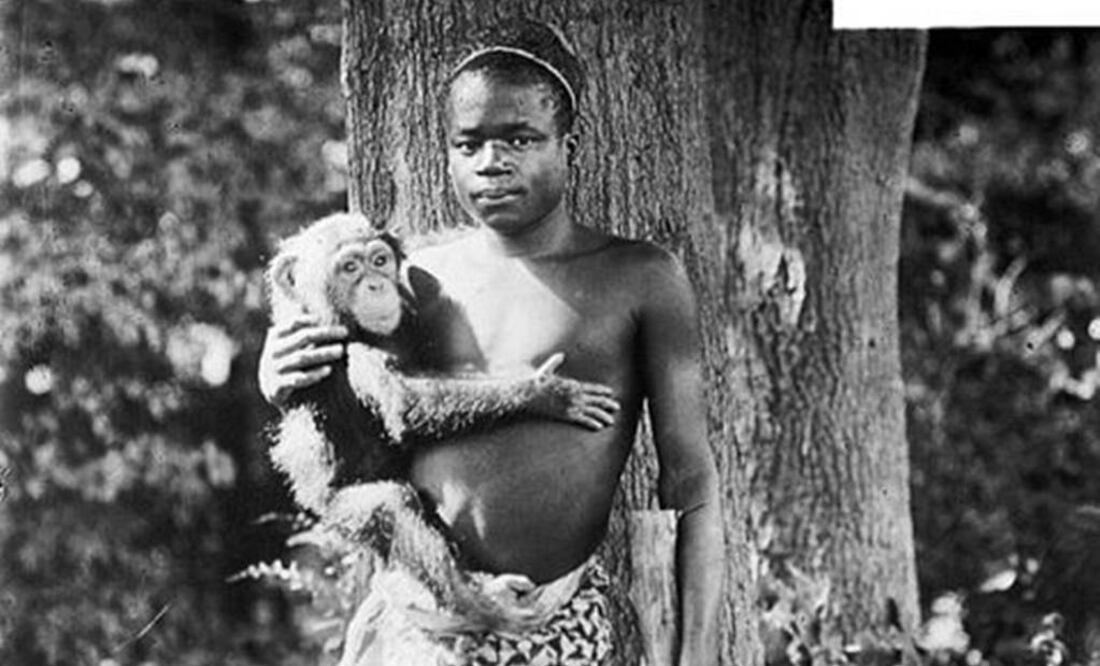 Ota Benga fue la "atracción" del Zoológico del Bronx en Nueva York Foto: Biblioteca del Congreso de EU