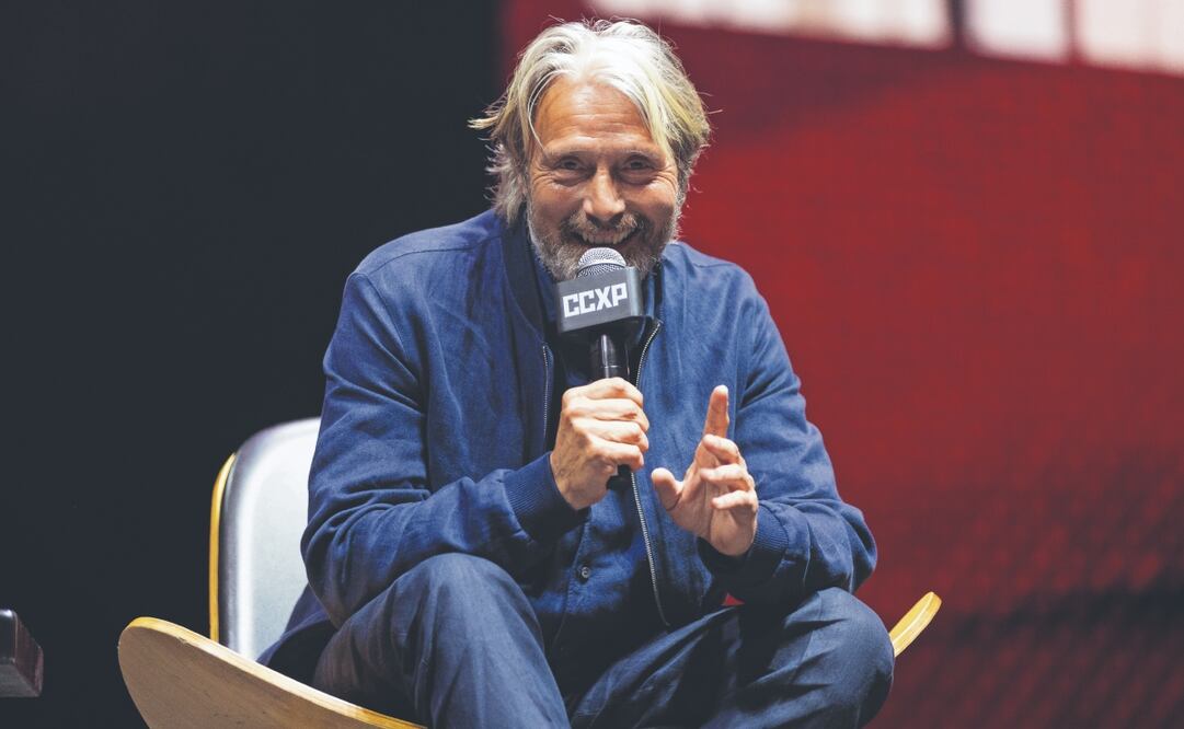 Mads Mikkelsen, en la CCPMX25, Comi con Ciudad de México. Foto Hugo Salvador/ El Universal