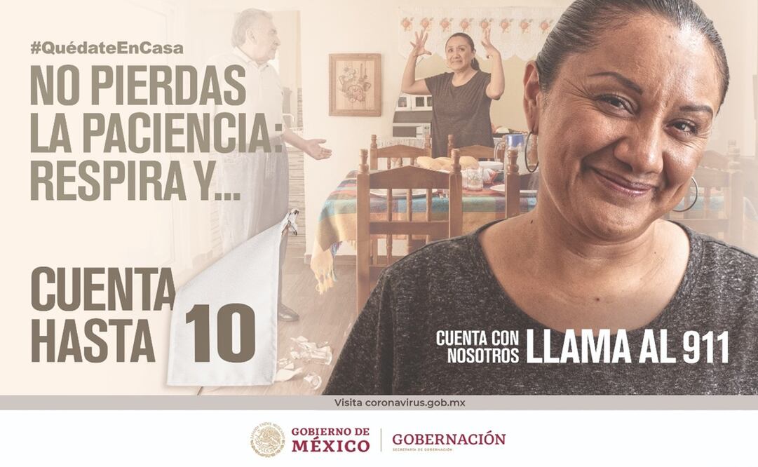 En redes sociales, esta campaña ha generado enojo porque en las imágenes que promovió el gobierno federal aparece una mujer sonriendo. Foto: Especial