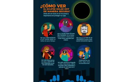 Osorio Chong comparte recomendaciones para ver el eclipse