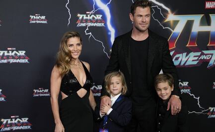 Las tiernas fotos de Chris Hemsworth con su pequeña hija en el set de "Thor: Love and Thunder"