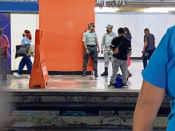 Guardia Nacional vigilará el Metro sólo de noche