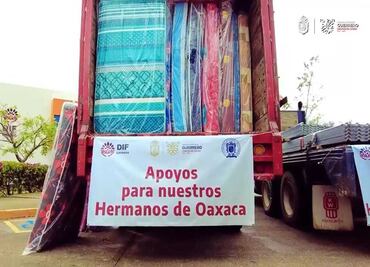 Envía Guerrero 32 toneladas de ayuda para damnificados de Oaxaca