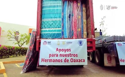 Envía Guerrero 32 toneladas de ayuda para damnificados de Oaxaca